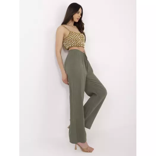 Spodnie-TW-SP-BI-3204.70-khaki