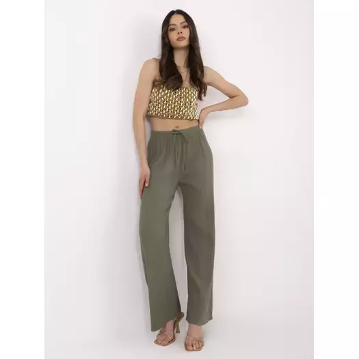 Spodnie-TW-SP-BI-3204.70-khaki