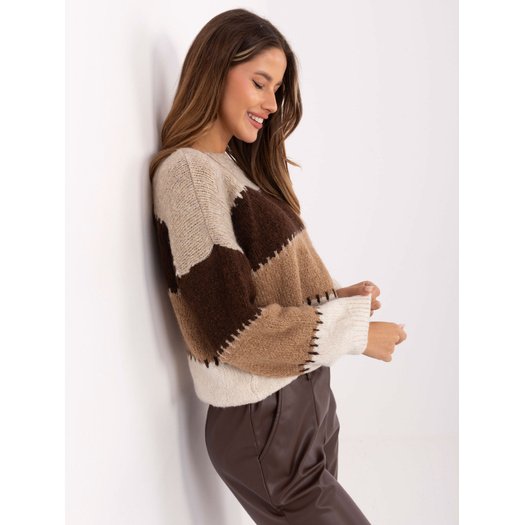 Sweter-MI-SW-2309.95-jasny beżowy 2