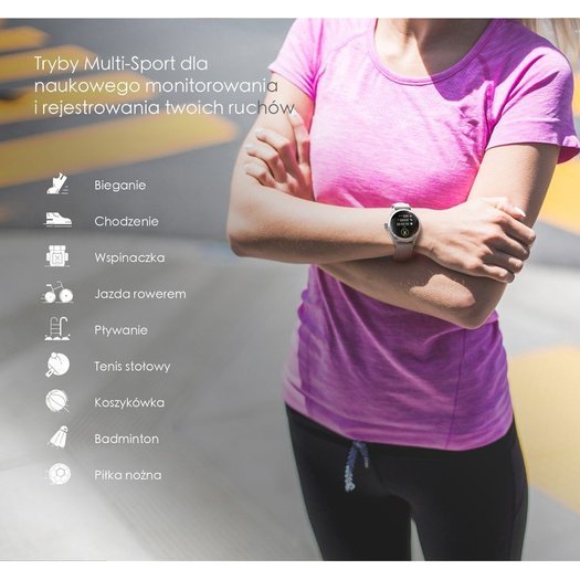 SMARTWATCH G. Rossi SW017-8 silver/white (sg011b) 7