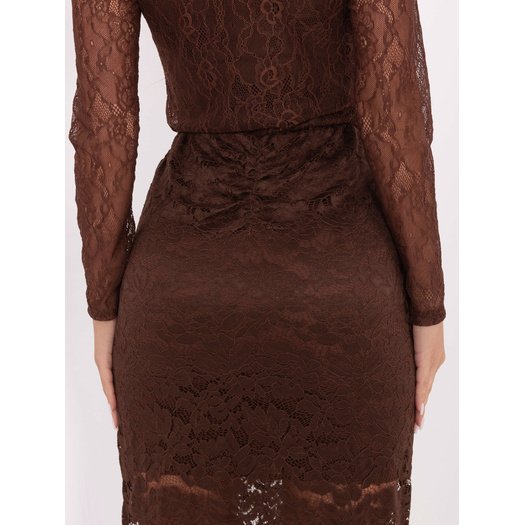 Spódnica-MI-SD-G9137.16P-brązowy 1