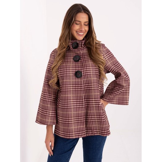 Płaszcz-IT-PL-31820.25-bordowy 2 Płaszcz-IT-PL-31820.25-bordowy 2