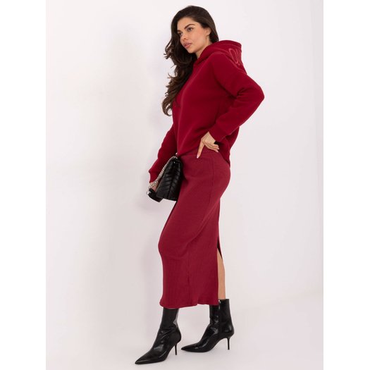 Spódnica-RV-SD-A212.53-bordowy 1