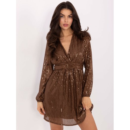 Sukienka-MI-SK-121501.09-brązowy