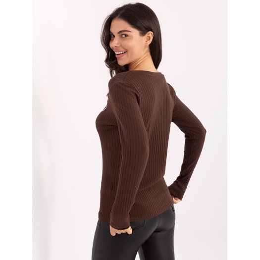 Bluzka-RV-BZ-A1055.29P-ciemny brązowy 3