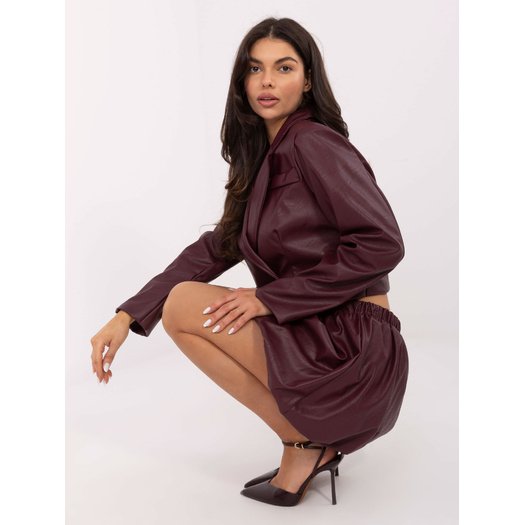 Spódnica-IT-SD-FL9791.17P-bordowy 1