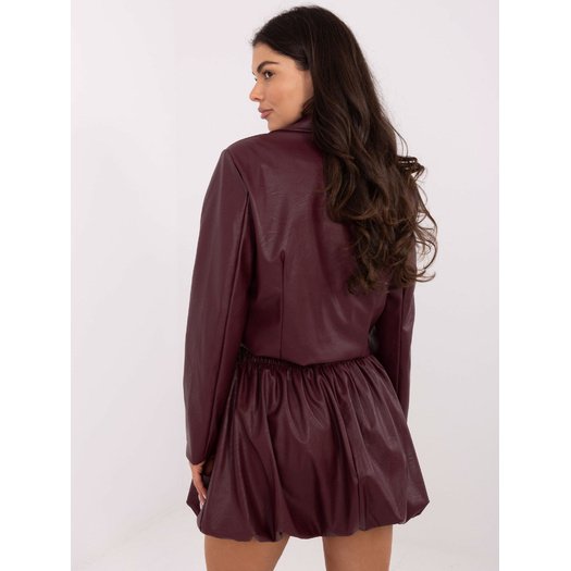 Spódnica-IT-SD-FL9791.17P-bordowy 3