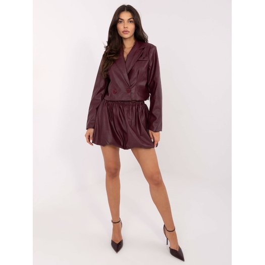 Spódnica-IT-SD-FL9791.17P-bordowy 5