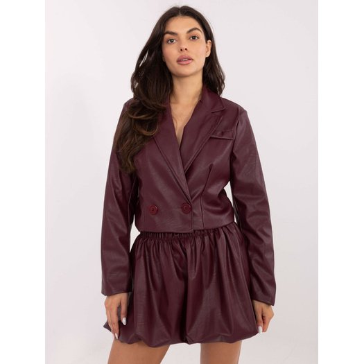 Spódnica-IT-SD-FL9791.17P-bordowy 2