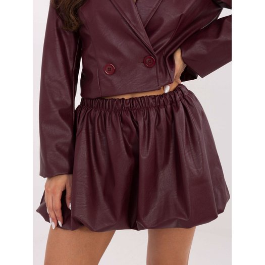 Spódnica-IT-SD-FL9791.17P-bordowy 4