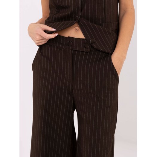Spodnie-IT-SP-FL8251.12-ciemny brązowy 1