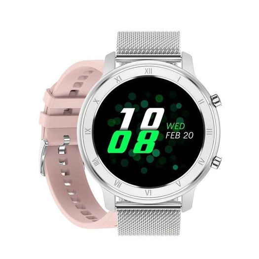 SMARTWATCH Pacific 17-2 Bransoleta - srebrna + dodatkowy PASEK (sy010b)