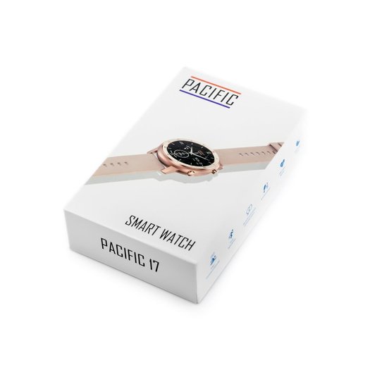 SMARTWATCH Pacific 17-2 Bransoleta - srebrna + dodatkowy PASEK (sy010b)