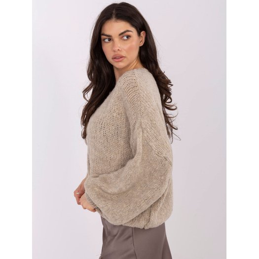 Sweter-MI-SW-1610.18-beżowy 2