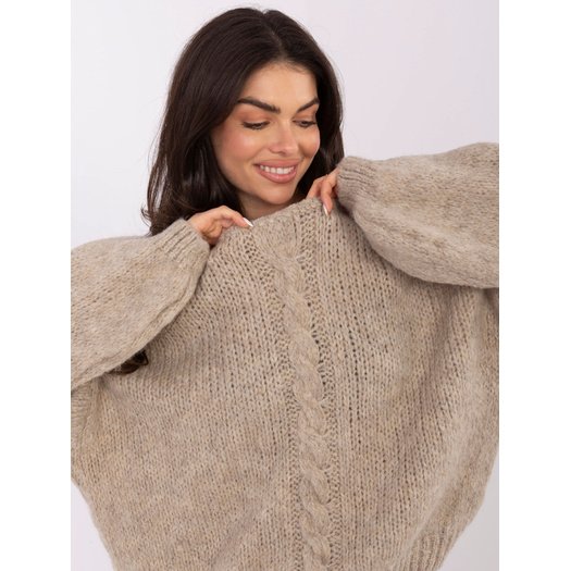 Sweter-MI-SW-1610.18-beżowy