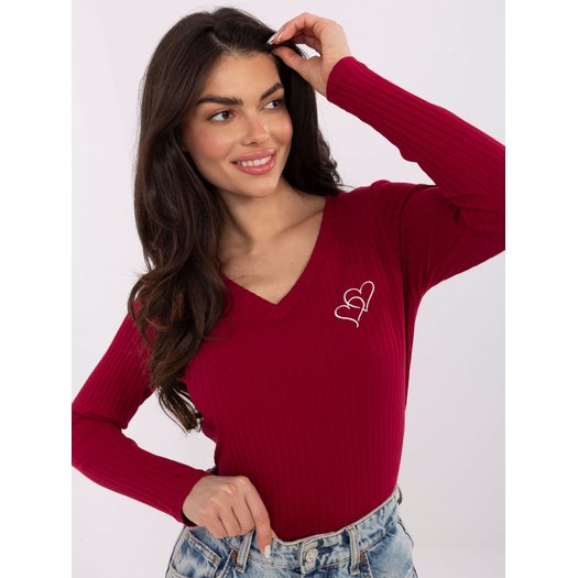 Bluzka-RV-BZ-A1055.29P-bordowy 3