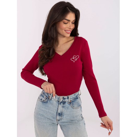 Bluzka-RV-BZ-A1055.29P-bordowy 1