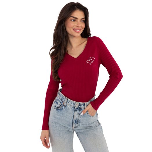 Bluzka-RV-BZ-A1055.29P-bordowy 4