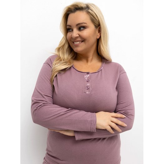 Piżama-DU-PI-FP-500.25-ciemny różowy 3