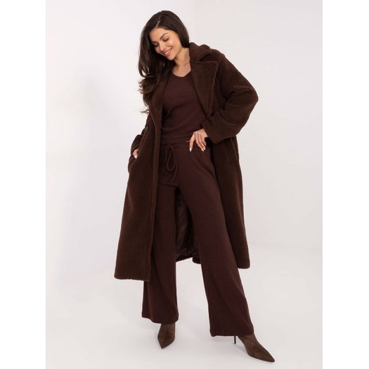 Sweter-SM-SW-A1568.79-ciemny brązowy 3