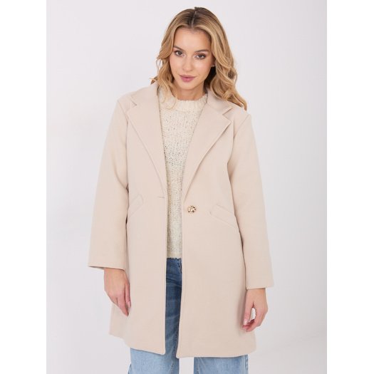 Płaszcz-IT-PL-20238.23-jasny beżowy
