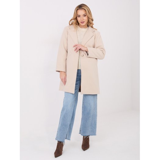 Płaszcz-IT-PL-20238.23-jasny beżowy 1