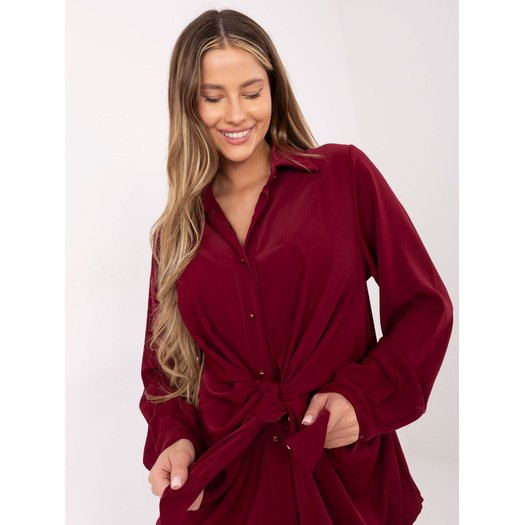 Koszula-IT-KS-29053.69-bordowy 2