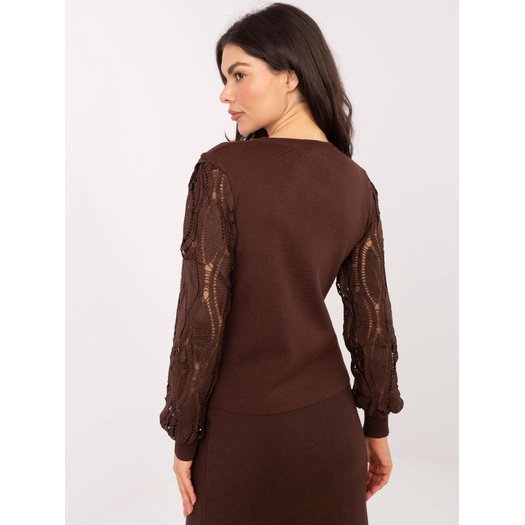 Sweter-PM-SW-YIS1077.83-brązowy 5