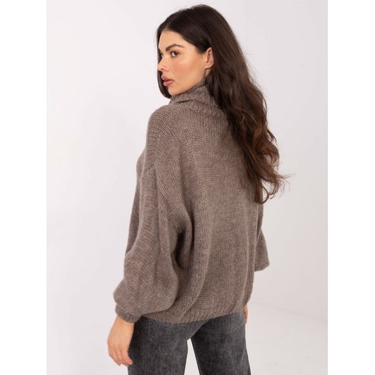 Sweter-IN-SW-3176.26-ciemny bezowy 2
