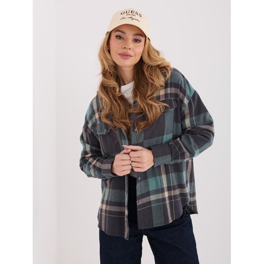 Koszula-D71720Z11085B-szaro-niebieski 5