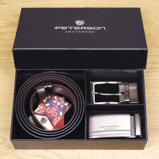 Diržo dovanų rinkinys vyrams Peterson PTN KL-B006-S001-D