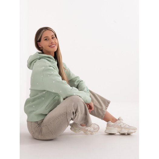 Bluza-D10618BC02834A3-pistacjowy 2
