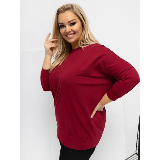 Bluzka-RV-BZ-A1075.96-bordowy 2