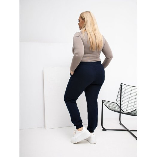 Spodnie dresowe-RV-DR-6301.88-granatowy 2