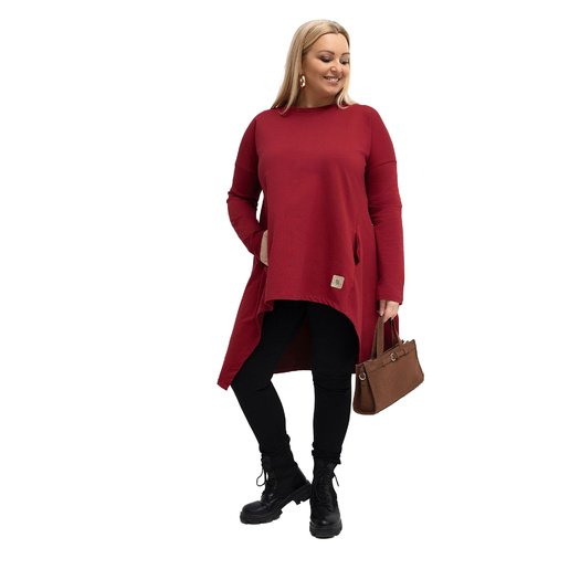Tunika-RV-TU-5042.09X-bordowy 1