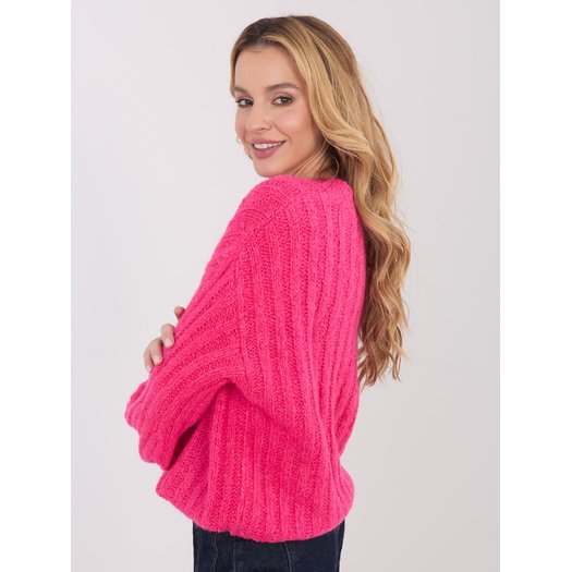 Sweter-MI-SW-1215.97-fuksjowy 1