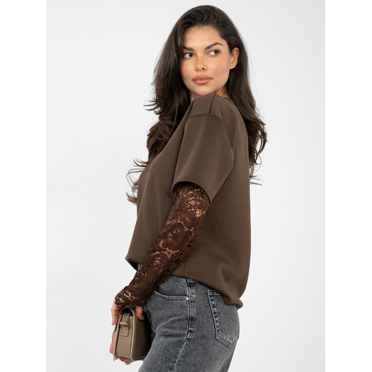 Bluzka-IT-BZ-22128.27-ciemny brązowy 3