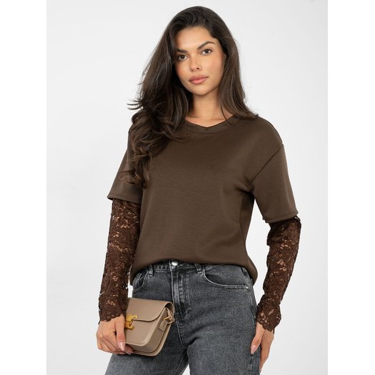 Bluzka-IT-BZ-22128.27-ciemny brązowy 1