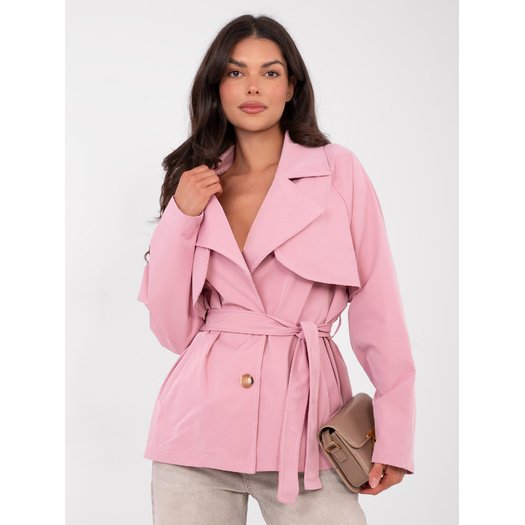 Płaszcz-IT-PL-FL10069.65-jasny r&oacute;żowy 1