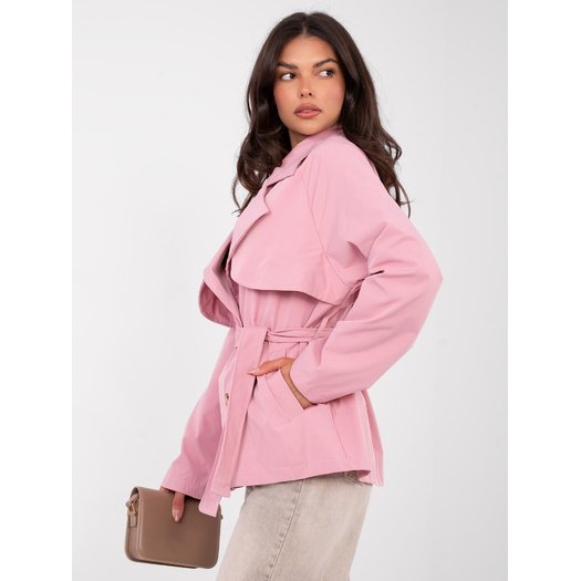 Płaszcz-IT-PL-FL10069.65-jasny r&oacute;żowy 3