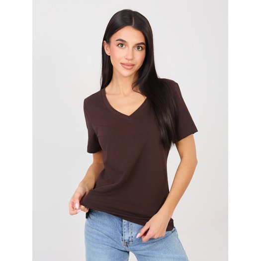 T-shirt-RV-TS-A1095.33-ciemny brązowy 5