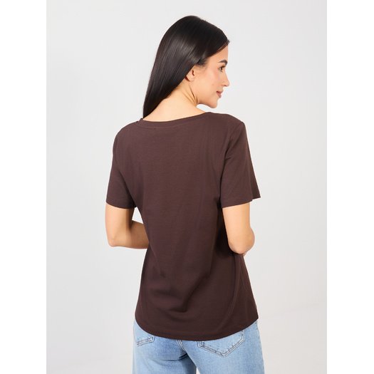 T-shirt-RV-TS-A1095.33-ciemny brązowy 3