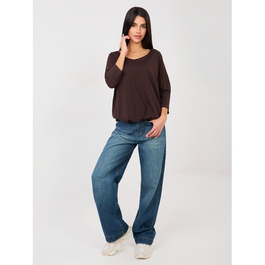 Bluzka-RV-BZ-A1091.16-ciemny brązowy 3
