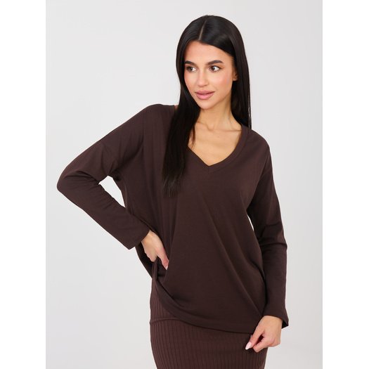Bluzka-RV-BZ-A1092.47-ciemny brązowy