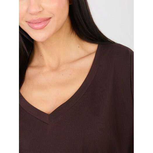 Bluzka-RV-BZ-A1092.47-ciemny brązowy 2