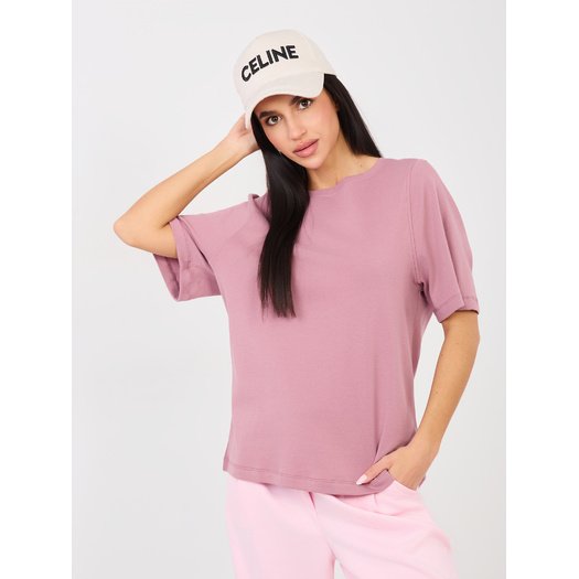 T-shirt-RV-TS-A1090.30-ciemny r&oacute;żowy 4