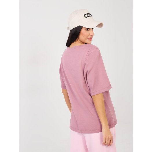 T-shirt-RV-TS-A1090.30-ciemny r&oacute;żowy 3