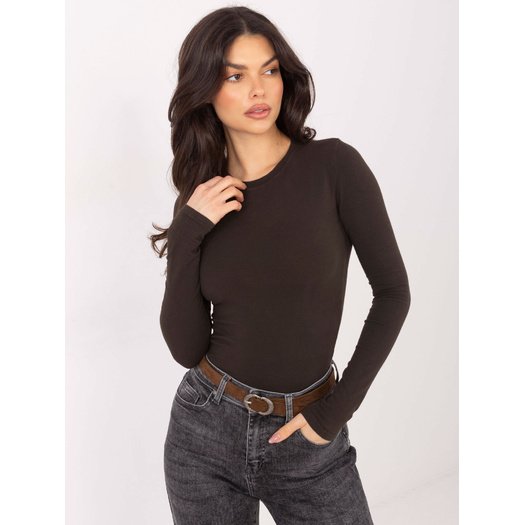 Bluzka-WT-BZ-A1173.51-ciemny brązowy