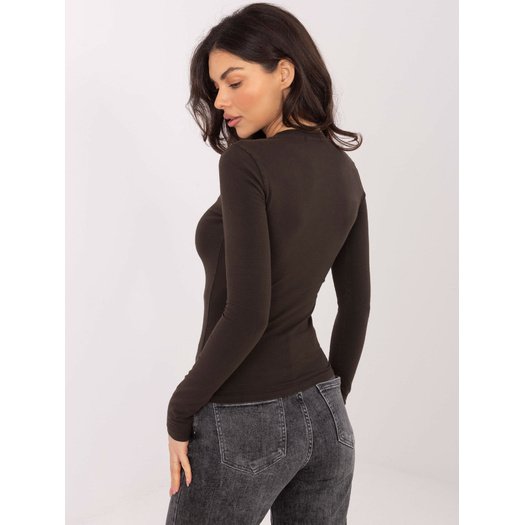 Bluzka-WT-BZ-A1173.51-ciemny brązowy 4