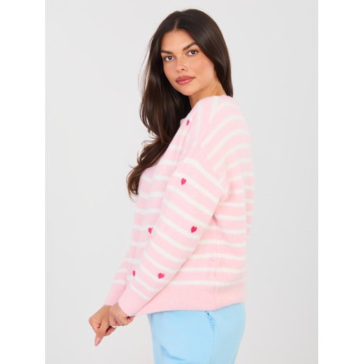 Sweter-PM-SW-J021.75-jasny r&oacute;żowy